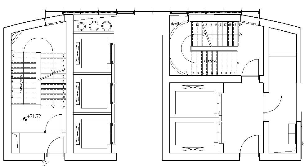 Hotel Design Guestroom Sample Plan 1